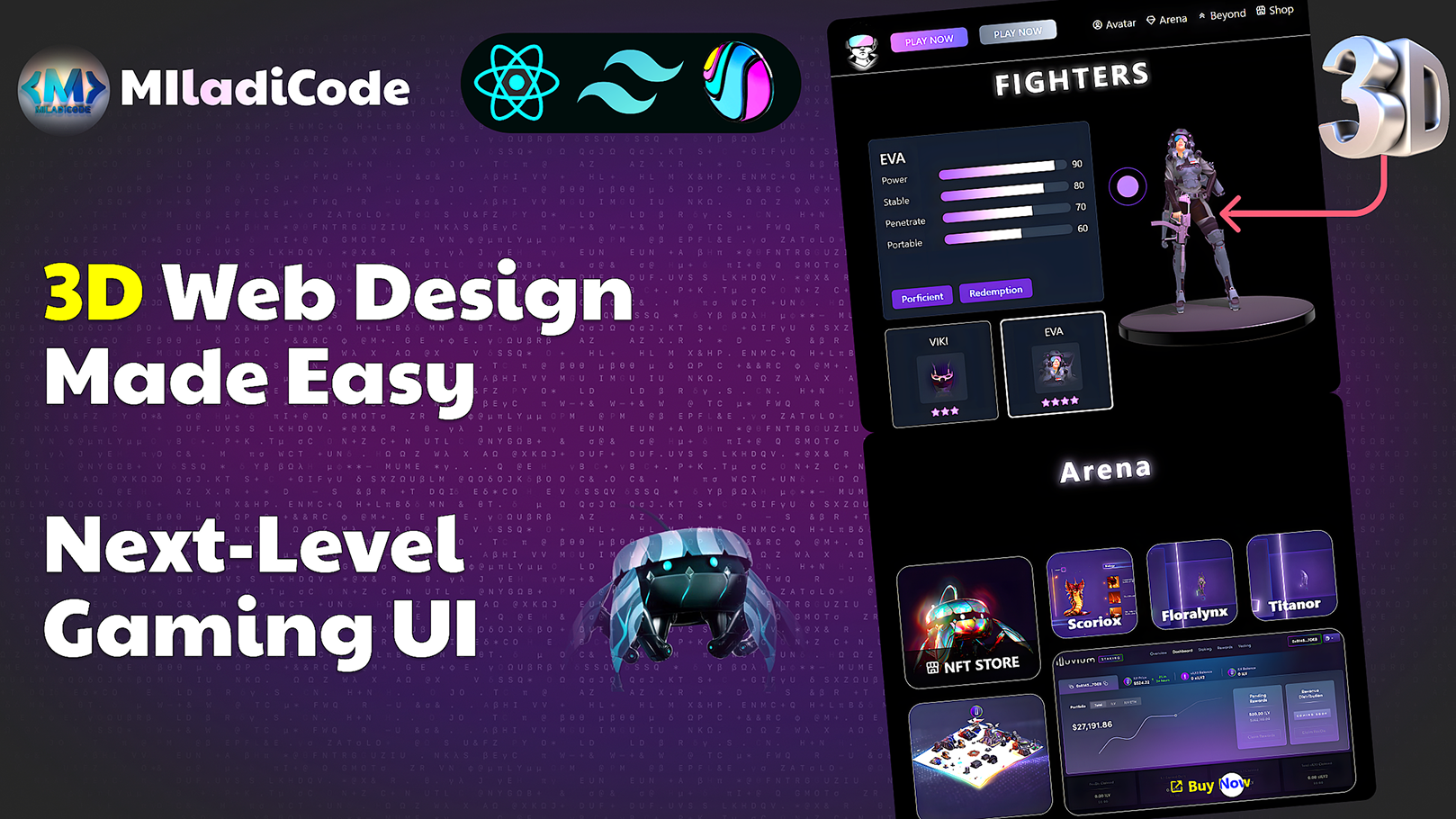 Next-Level Gaming UI